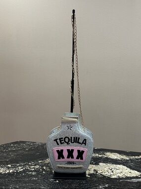 Tequila XXX Glitter Crossbody Bag